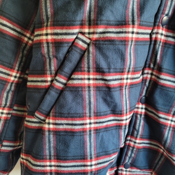 Tna, Oversized Coaches Jacket, Blue/Red/White, Size Small,‎ NWT - Picture 7 of 16